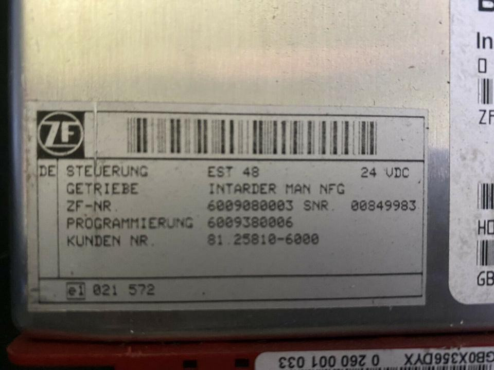 BOSCH Intardersteuerung 0260001033 ZF 6009380001 MAN 81258106000 - وحدة إي سي يو - شاحنة: صورة 2 BOSCH Intardersteuerung 0260001033 ZF 6009380001 MAN 81258106000 - وحدة إي سي يو - شاحنة: صورة 2
