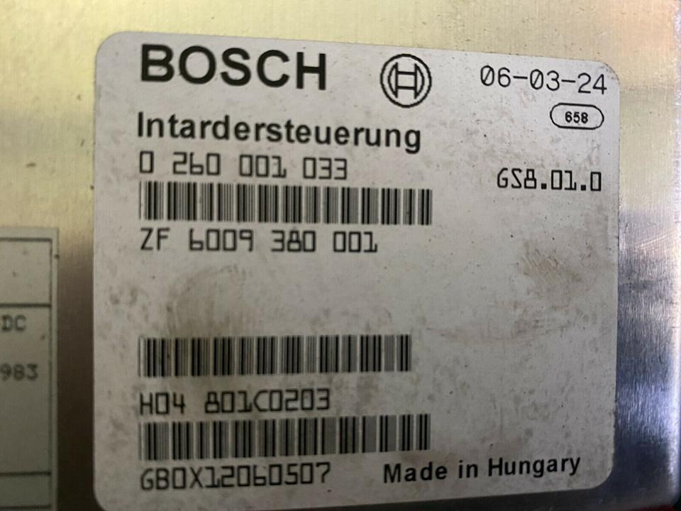 BOSCH Intardersteuerung 0260001033 ZF 6009380001 MAN 81258106000 - وحدة إي سي يو - شاحنة: صورة 3 BOSCH Intardersteuerung 0260001033 ZF 6009380001 MAN 81258106000 - وحدة إي سي يو - شاحنة: صورة 3