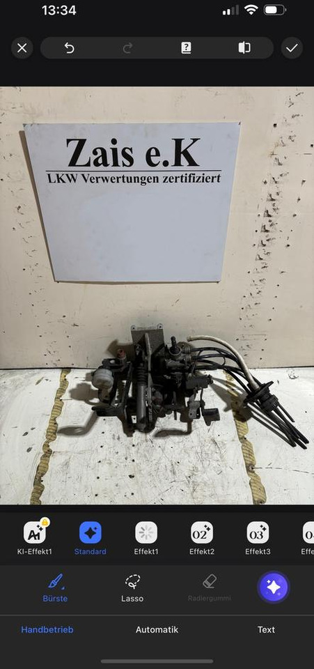 KNORR-BREMSE Fußbremsventil MB4825/35372 - صمام الفرامل - شاحنة: صورة 1 KNORR-BREMSE Fußbremsventil MB4825/35372 - صمام الفرامل - شاحنة: صورة 1