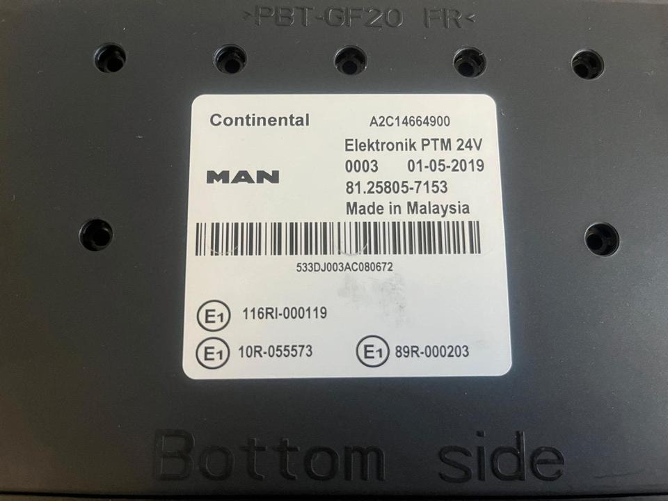 MAN Continental Elektronik PTM Steuergerät 81.25805-7153 - وحدة إي سي يو - شاحنة: صورة 3 MAN Continental Elektronik PTM Steuergerät 81.25805-7153 - وحدة إي سي يو - شاحنة: صورة 3