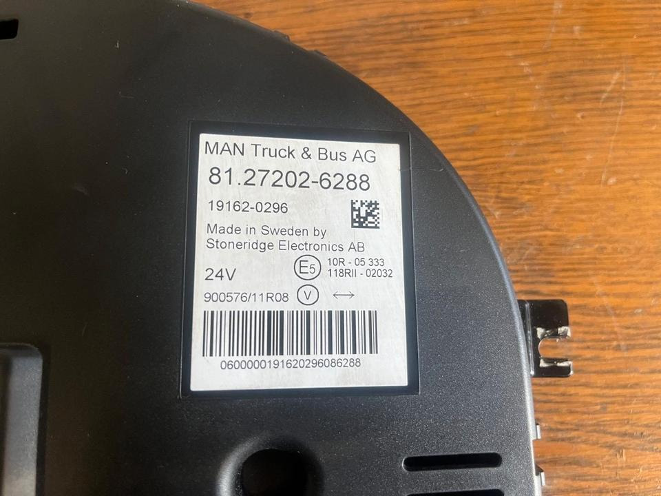 MAN EU6 Kombiinstrument / Tacho 81.27202-6288 - لوحة العدادات - شاحنة: صورة 3 MAN EU6 Kombiinstrument / Tacho 81.27202-6288 - لوحة العدادات - شاحنة: صورة 3