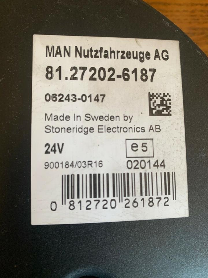 MAN Kombiinstrument Tacho 81272026187 - لوحة العدادات - شاحنة: صورة 2 MAN Kombiinstrument Tacho 81272026187 - لوحة العدادات - شاحنة: صورة 2