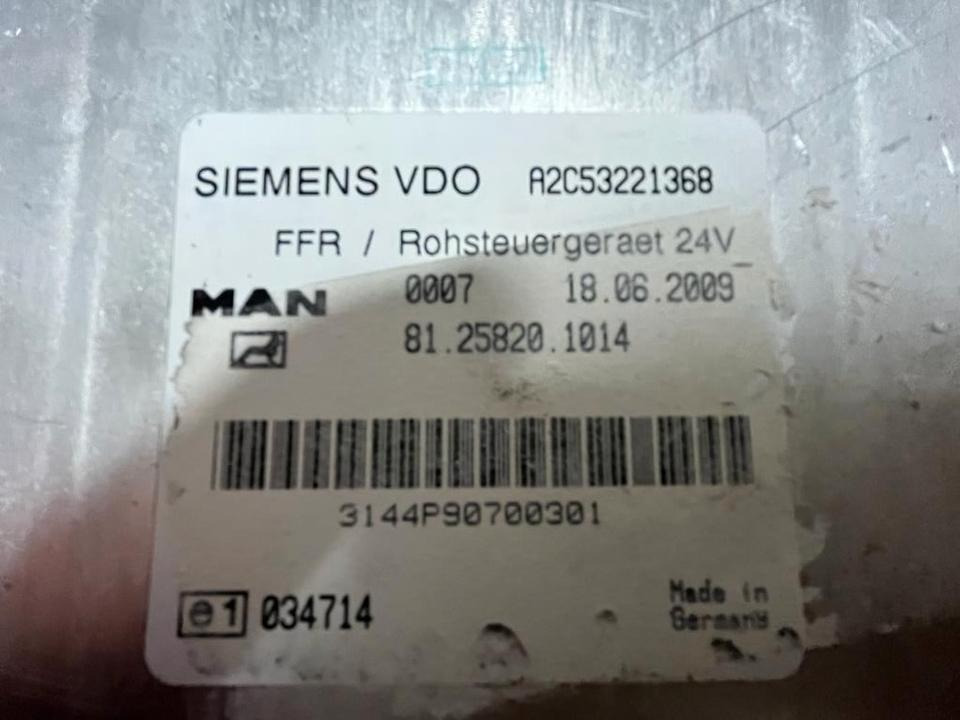 MAN SIEMENS VDO FFR Rohsteuergerät 81.25820.1014 - وحدة إي سي يو - شاحنة: صورة 2 MAN SIEMENS VDO FFR Rohsteuergerät 81.25820.1014 - وحدة إي سي يو - شاحنة: صورة 2