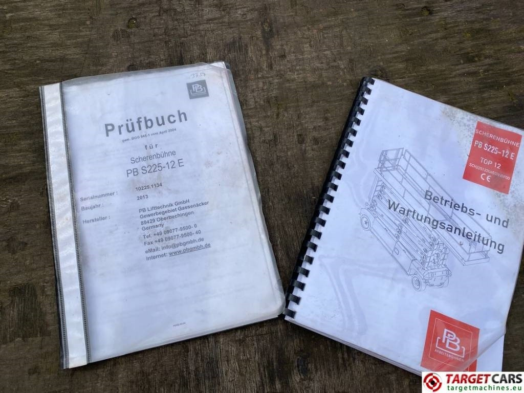 مرفاع مقصي PB Lifttechnik S225-12E Electric Scissor Work Lift 2250cm DEFECT: صورة 19 مرفاع مقصي PB Lifttechnik S225-12E Electric Scissor Work Lift 2250cm DEFECT: صورة 19