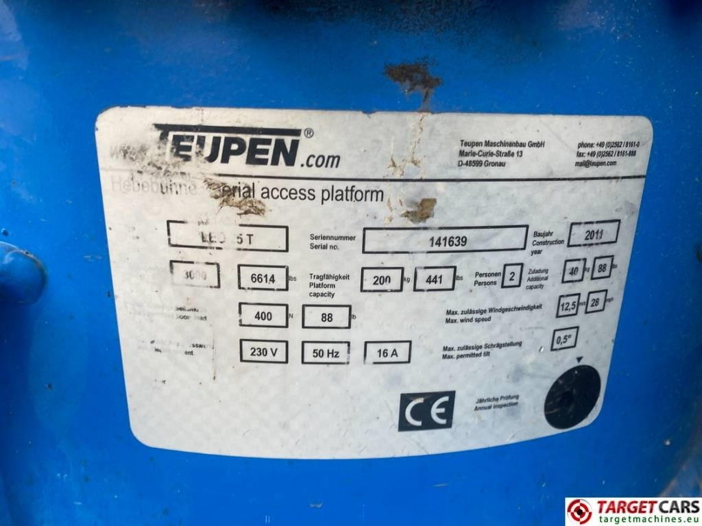 تأجير Teupen Leo 25T Tracked HyBrid Telescopic Boom Lift 2500cm  Teupen Leo 25T Tracked HyBrid Telescopic Boom Lift 2500cm: صورة 10 تأجير Teupen Leo 25T Tracked HyBrid Telescopic Boom Lift 2500cm  Teupen Leo 25T Tracked HyBrid Telescopic Boom Lift 2500cm: صورة 10