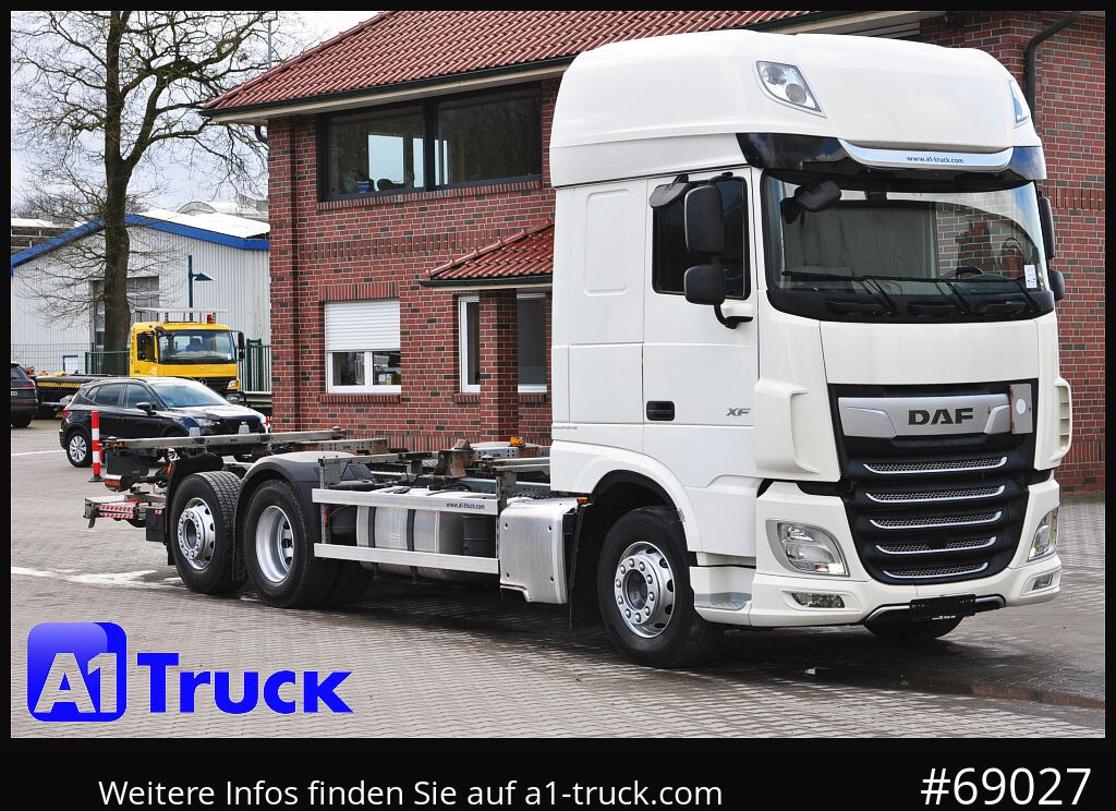 DAF XF 480 FAN Intarder LBW 2t. Lenkachse Steering - ناقلة حاويات/ شاحنة حاويات: صورة 1 DAF XF 480 FAN Intarder LBW 2t. Lenkachse Steering - ناقلة حاويات/ شاحنة حاويات: صورة 1
