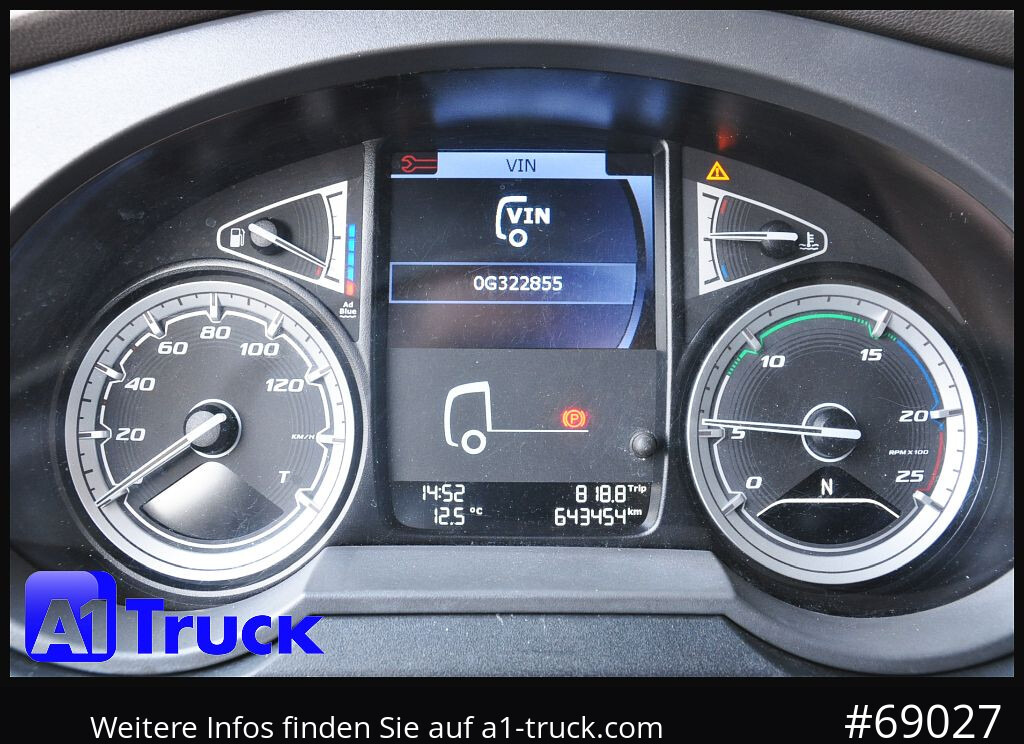 DAF XF 480 FAN Intarder LBW 2t. Lenkachse Steering - ناقلة حاويات/ شاحنة حاويات: صورة 4 DAF XF 480 FAN Intarder LBW 2t. Lenkachse Steering - ناقلة حاويات/ شاحنة حاويات: صورة 4