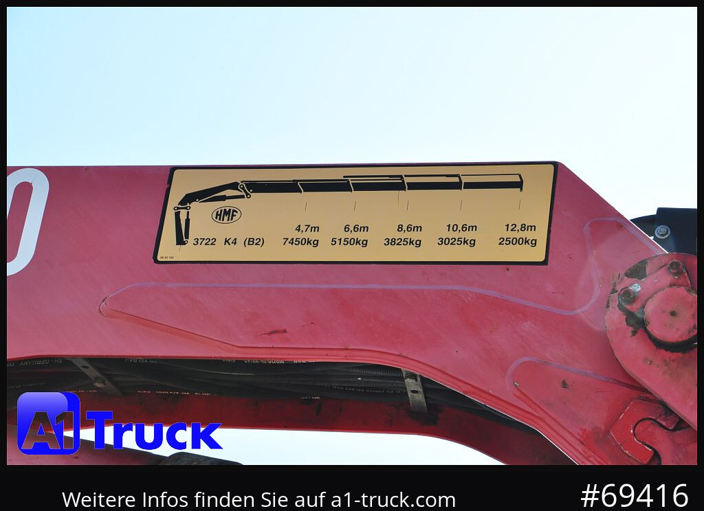 IVECO 420 6x4, HMF3722 Jib Funk Seilwinde, - شاحنة كرين: صورة 3 IVECO 420 6x4, HMF3722 Jib Funk Seilwinde, - شاحنة كرين: صورة 3