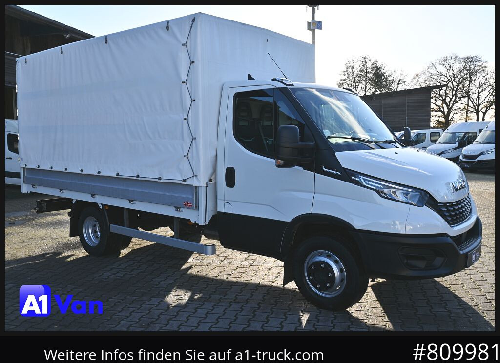 IVECO Daily 72C18 A8V Pritsche/Plane, Tempomat, AHK, Klima - شاحنة توصيل مفتوحة: صورة 1 IVECO Daily 72C18 A8V Pritsche/Plane, Tempomat, AHK, Klima - شاحنة توصيل مفتوحة: صورة 1