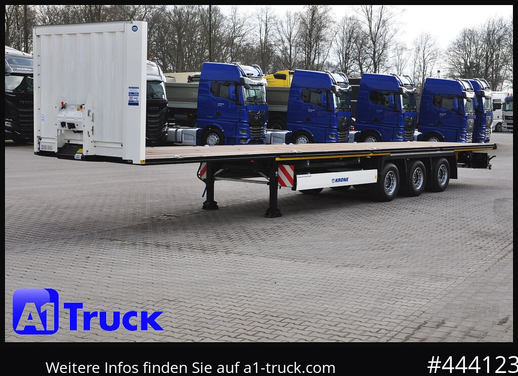 نصف مقطورة مسطحة KRONE 5 x SD, Mega, Twistlock, Container, NEU: صورة 15