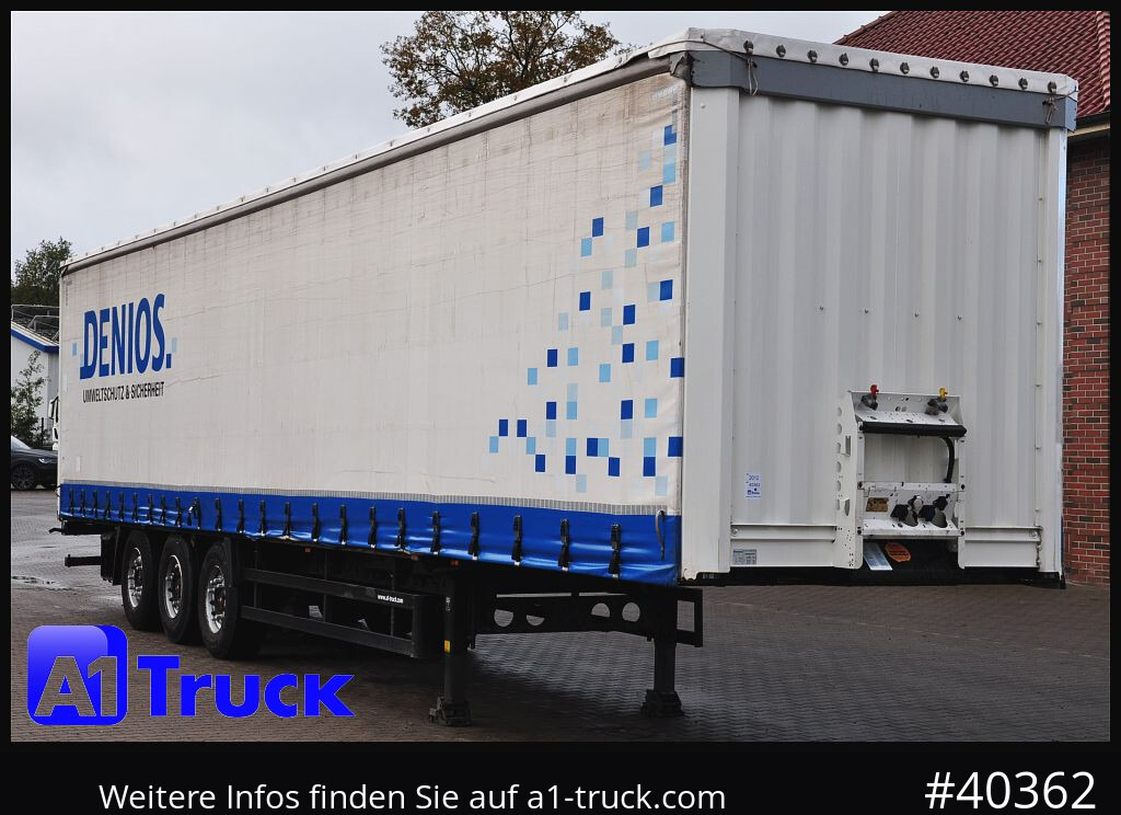 KRONE SD Tautliner, Standard, Liftachse - نصف مقطورة بستائر جانبية: صورة 1 KRONE SD Tautliner, Standard, Liftachse - نصف مقطورة بستائر جانبية: صورة 1