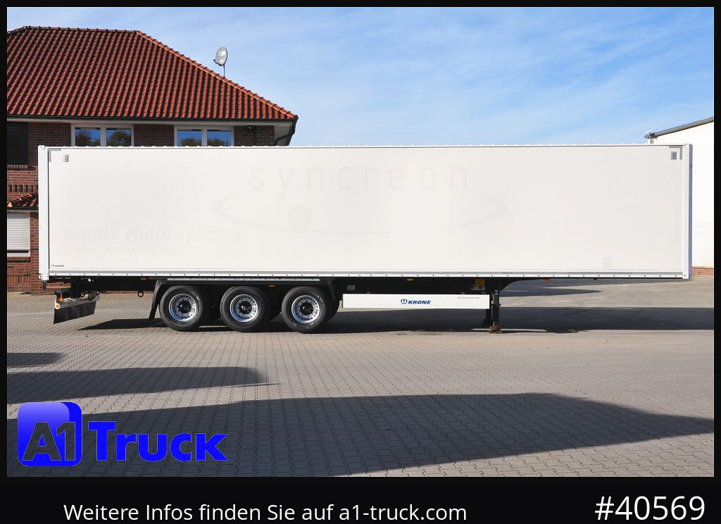 نصف مقطورة بصندوق مغلق KRONE SDK 27, Koffer, 1 Vorbesitzer, Plywood,: صورة 8