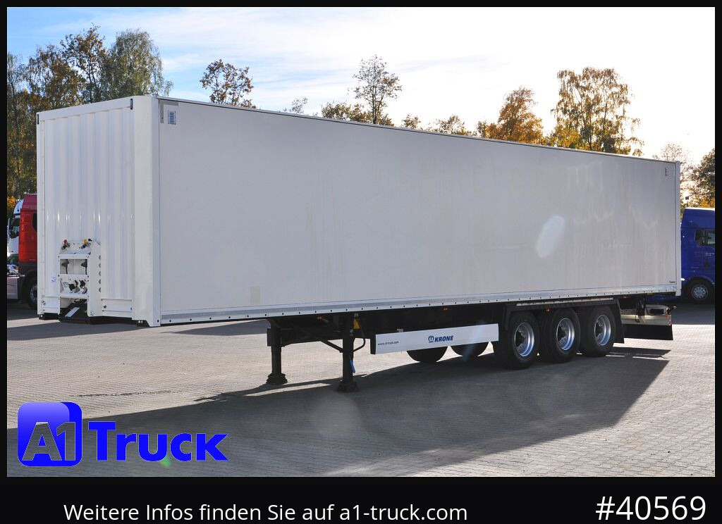 نصف مقطورة بصندوق مغلق KRONE SDK 27, Koffer, 1 Vorbesitzer, Plywood,: صورة 12