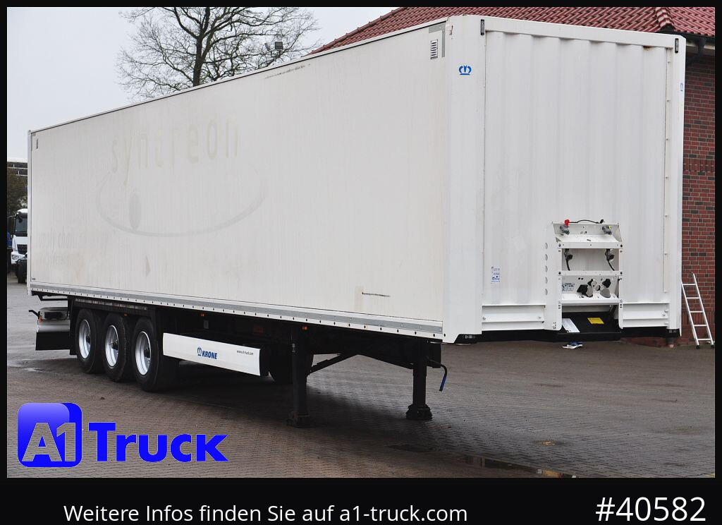 KRONE SDK 27, Koffer, 1 Vorbesitzer, Plywood, - نصف مقطورة بصندوق مغلق: صورة 1 KRONE SDK 27, Koffer, 1 Vorbesitzer, Plywood, - نصف مقطورة بصندوق مغلق: صورة 1