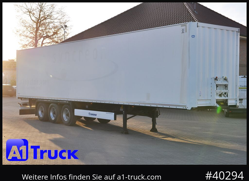 KRONE SDK 27, Koffer, 1 Vorbesitzer, Plywood, - نصف مقطورة بصندوق مغلق: صورة 1 KRONE SDK 27, Koffer, 1 Vorbesitzer, Plywood, - نصف مقطورة بصندوق مغلق: صورة 1