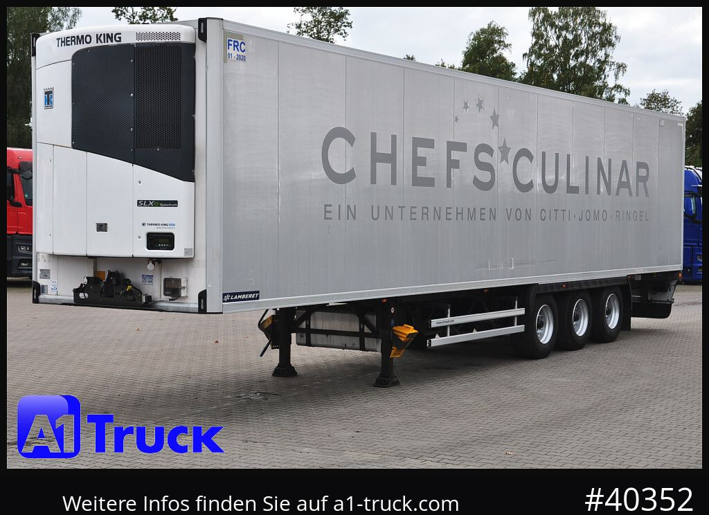 نصف مقطورة للتبريد LAMBERT LVFS3, Thermo King, Bitemp., Liftachse,: صورة 13