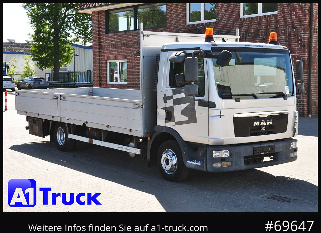 MAN TGL 8,220, Pritsche offen, L6400mm, AHK, - شاحنة توصيل مفتوحة: صورة 1 MAN TGL 8,220, Pritsche offen, L6400mm, AHK, - شاحنة توصيل مفتوحة: صورة 1