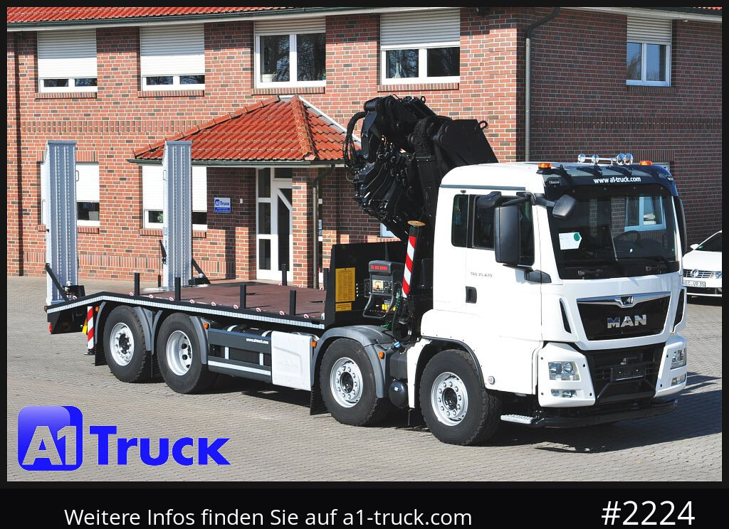 MAN TGS 35.470, Hiab SX 322 E6 Jib, 8x2 - شاحنة كرين: صورة 1 MAN TGS 35.470, Hiab SX 322 E6 Jib, 8x2 - شاحنة كرين: صورة 1