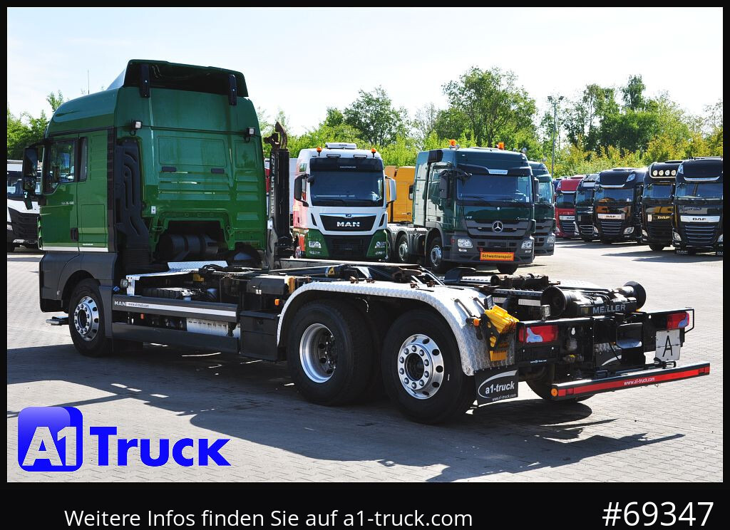 شاحنة برافعة خطافية MAN TGX 26.460 XLX BL 6x2,  Meiller, Funk: صورة 11