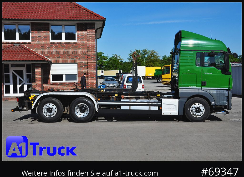 شاحنة برافعة خطافية MAN TGX 26.460 XLX BL 6x2,  Meiller, Funk: صورة 8