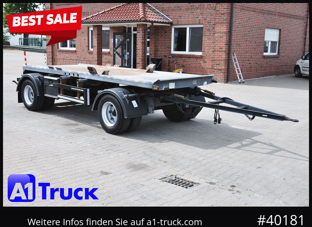 MEILLER HKM, HMA f Absetzcontainer, BPW verzinkt, Luft - مقطورة هوك ليفت/ لود لوجر: صورة 1 MEILLER HKM, HMA f Absetzcontainer, BPW verzinkt, Luft - مقطورة هوك ليفت/ لود لوجر: صورة 1