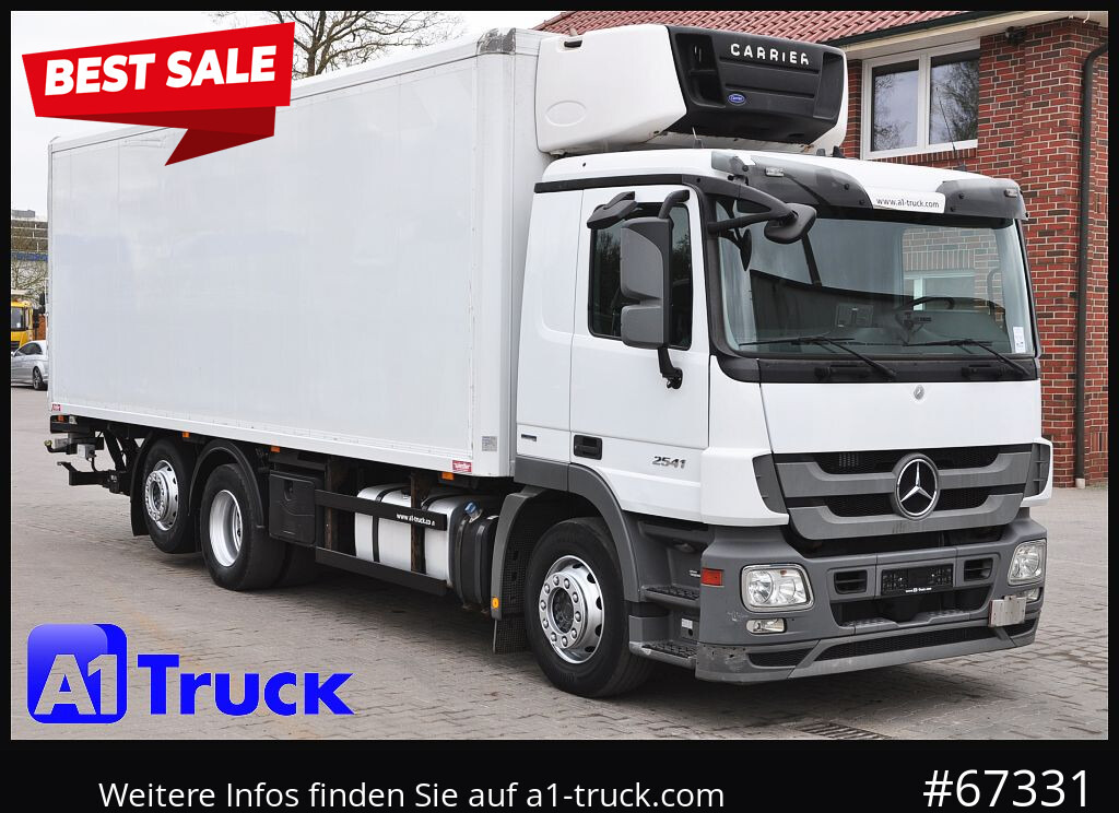 MERCEDES-BENZ Actros 2541 2544 Carrier 950 Bär LBW 2t. - شاحنة ذات مبرد: صورة 1 MERCEDES-BENZ Actros 2541 2544 Carrier 950 Bär LBW 2t. - شاحنة ذات مبرد: صورة 1