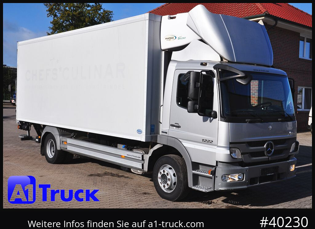 MERCEDES-BENZ Atego 1222, Kühlkoffer, Carrier Supra 1150 Mt, LBW - شاحنة ذات مبرد: صورة 1 MERCEDES-BENZ Atego 1222, Kühlkoffer, Carrier Supra 1150 Mt, LBW - شاحنة ذات مبرد: صورة 1