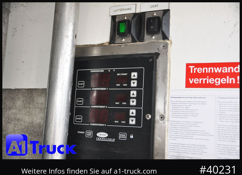 MERCEDES-BENZ Atego 1222, Kühlkoffer, Carrier Supra 850 Mt, LBW - شاحنة ذات مبرد: صورة 2 MERCEDES-BENZ Atego 1222, Kühlkoffer, Carrier Supra 850 Mt, LBW - شاحنة ذات مبرد: صورة 2