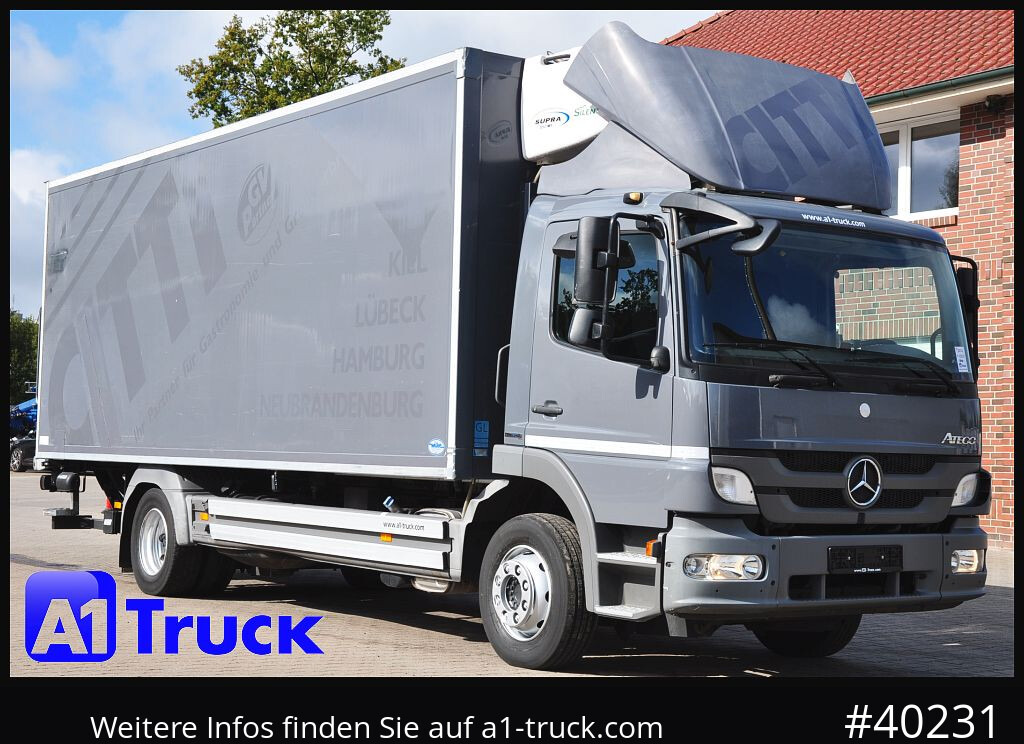 MERCEDES-BENZ Atego 1222, Kühlkoffer, Carrier Supra 850 Mt, LBW - شاحنة ذات مبرد: صورة 1 MERCEDES-BENZ Atego 1222, Kühlkoffer, Carrier Supra 850 Mt, LBW - شاحنة ذات مبرد: صورة 1