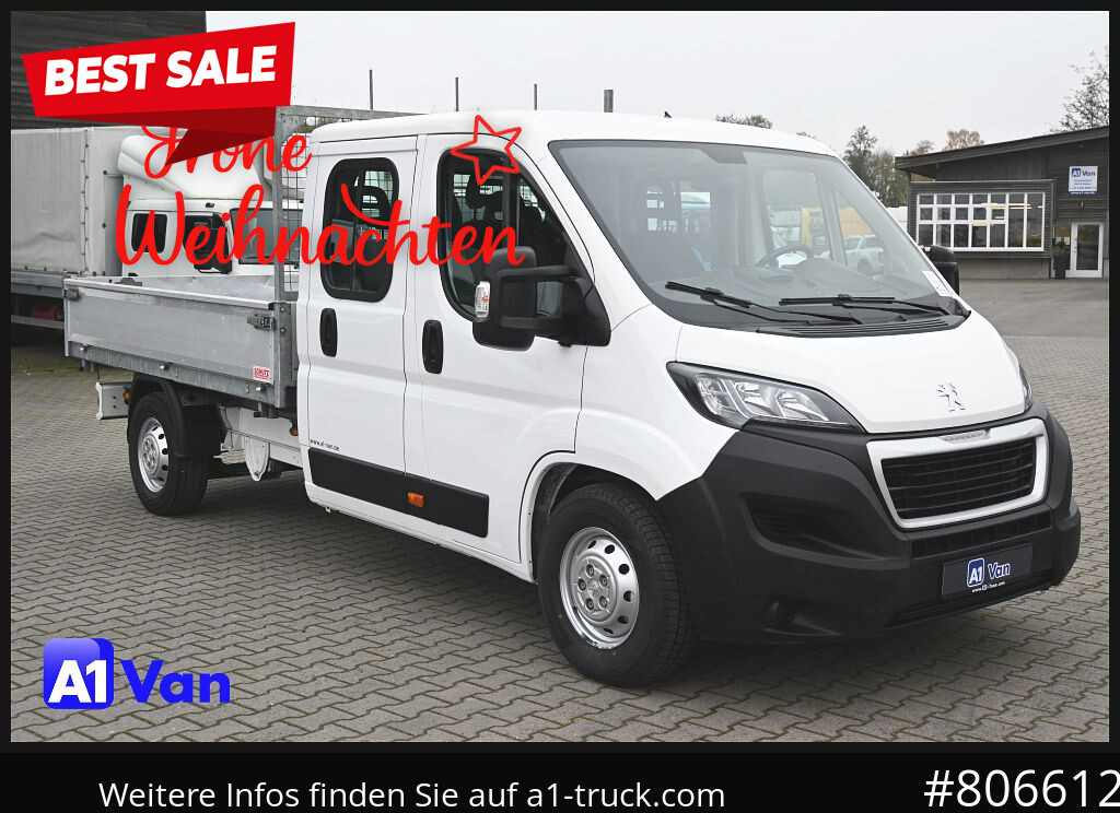 PEUGEOT Boxer Doka Kipper, AHK, Klima, Standheizung - شاحنة: صورة 1 PEUGEOT Boxer Doka Kipper, AHK, Klima, Standheizung - شاحنة: صورة 1