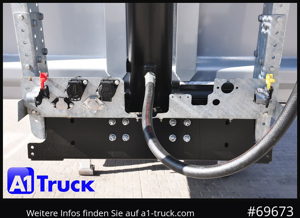 REISCH RHKS, Alu-Kippmulde 54m³, Kombitüren, Alufelgen, Liftachse, - نصف مقطورة قلابة: صورة 5 REISCH RHKS, Alu-Kippmulde 54m³, Kombitüren, Alufelgen, Liftachse, - نصف مقطورة قلابة: صورة 5