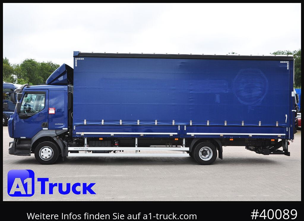 شاحنة ذات ستائر جانبية RENAULT D 240,  4x2, Ladebordwand, LBW, guter Zustand: صورة 12