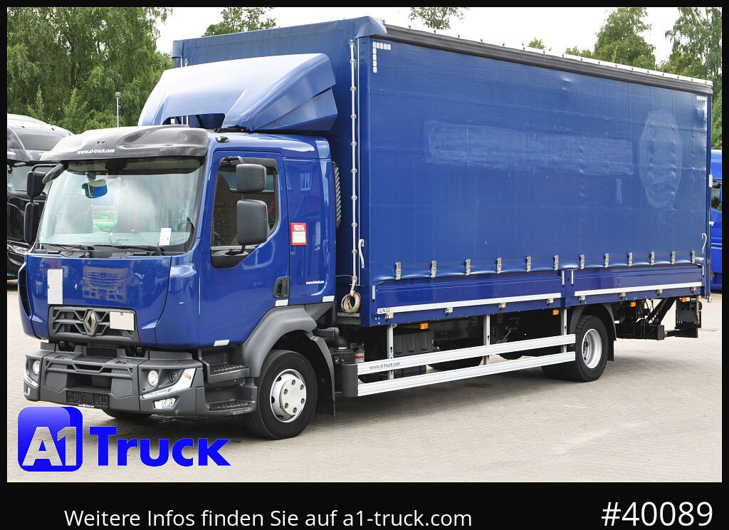 شاحنة ذات ستائر جانبية RENAULT D 240,  4x2, Ladebordwand, LBW, guter Zustand: صورة 13