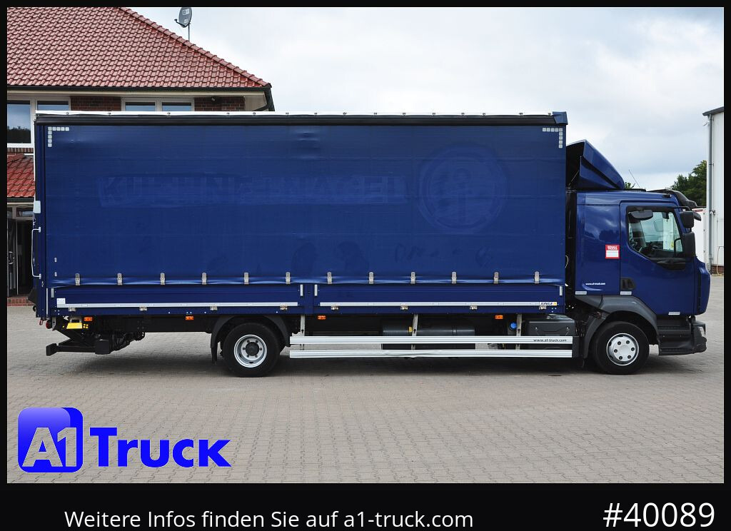 شاحنة ذات ستائر جانبية RENAULT D 240,  4x2, Ladebordwand, LBW, guter Zustand: صورة 8