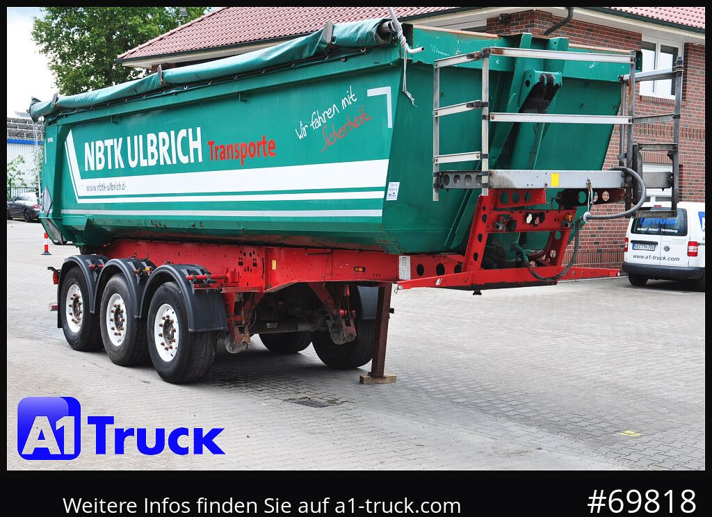 SCHMITZ SKI 24 7.2 Stahl, 28m³, Liftachse, - نصف مقطورة قلابة: صورة 1 SCHMITZ SKI 24 7.2 Stahl, 28m³, Liftachse, - نصف مقطورة قلابة: صورة 1