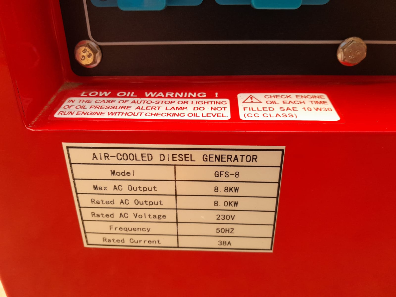 BAUER GENERATOR GFS-8 8.8kW GRUPPO ELETTROGENO 8.8KW 230V 50HZ - مجموعة المولد: صورة 5 BAUER GENERATOR GFS-8 8.8kW GRUPPO ELETTROGENO 8.8KW 230V 50HZ - مجموعة المولد: صورة 5