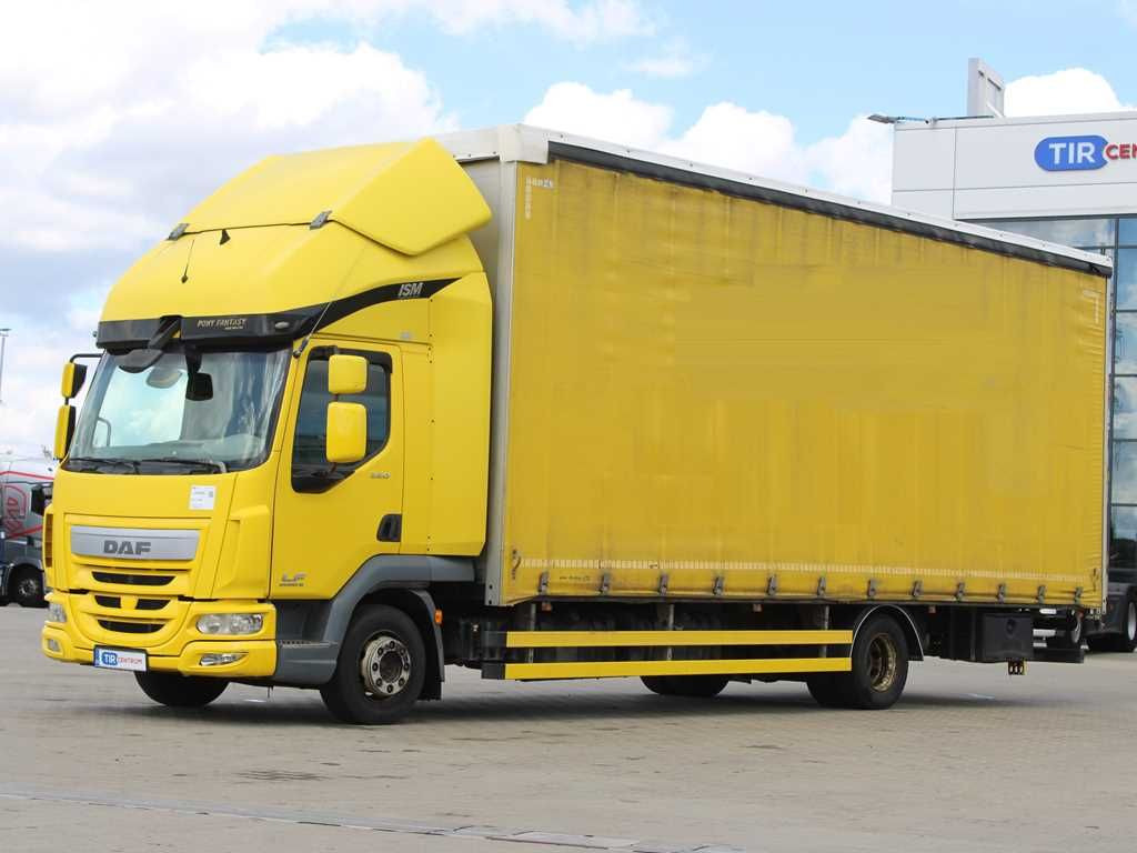 DAF LF 220FA, EURO 6, SLEEPING CABIN - شاحنة ذات ستائر جانبية: صورة 1 DAF LF 220FA, EURO 6, SLEEPING CABIN - شاحنة ذات ستائر جانبية: صورة 1