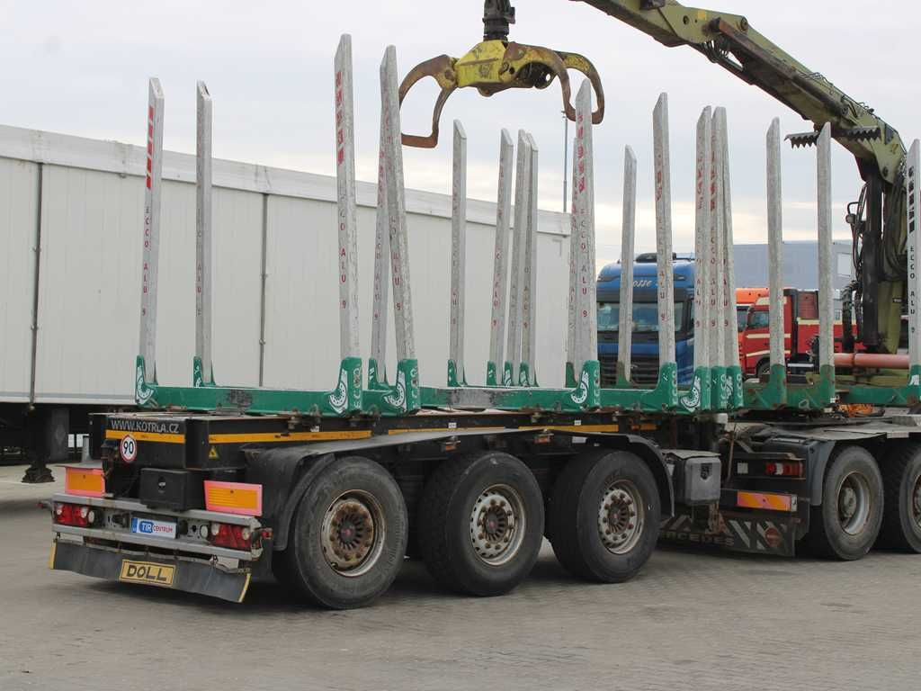 DOLL H3S-14H9, SAF, 2X LIFTING AXLE, EXPANDABLE - نصف مقطورة اخشاب: صورة 3 DOLL H3S-14H9, SAF, 2X LIFTING AXLE, EXPANDABLE - نصف مقطورة اخشاب: صورة 3