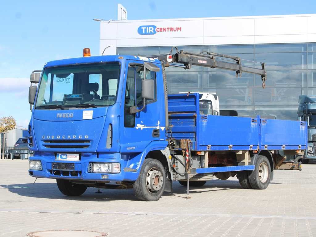 Iveco EUROCARGO 100E17, EURO 3, CRANE HIAB 035-2 - شاحنات مسطحة, شاحنة كرين: صورة 1 Iveco EUROCARGO 100E17, EURO 3, CRANE HIAB 035-2 - شاحنات مسطحة, شاحنة كرين: صورة 1