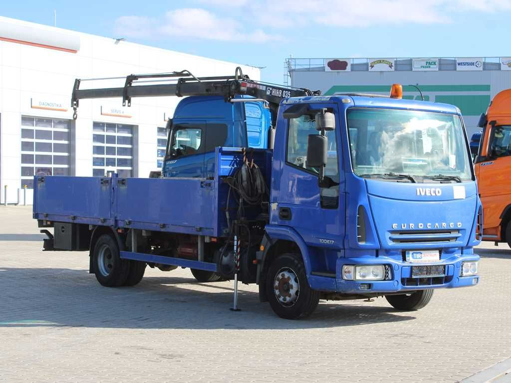 Iveco EUROCARGO 100E17, EURO 3, CRANE HIAB 035-2 - شاحنات مسطحة, شاحنة كرين: صورة 2 Iveco EUROCARGO 100E17, EURO 3, CRANE HIAB 035-2 - شاحنات مسطحة, شاحنة كرين: صورة 2
