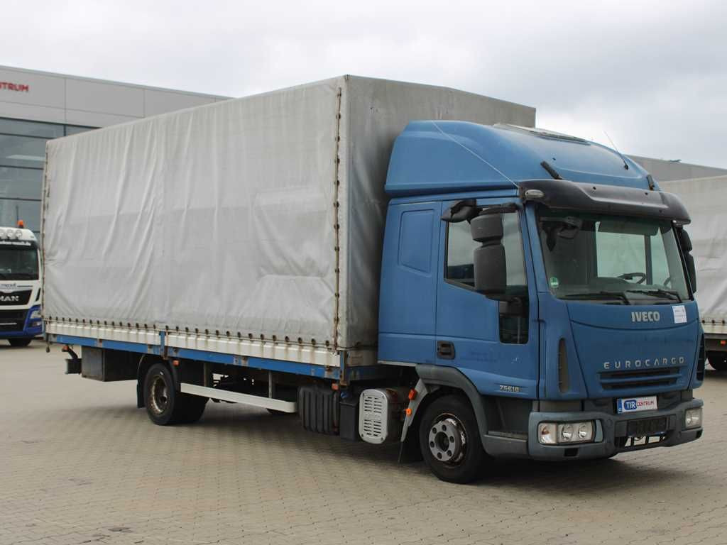 Iveco EUROCARGO 75E18, EURO 4 , PNEU 80% - شاحنة مغلقة بستائر جانبية: صورة 2 Iveco EUROCARGO 75E18, EURO 4 , PNEU 80% - شاحنة مغلقة بستائر جانبية: صورة 2