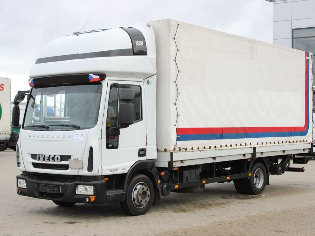Iveco EUROCARGO 75E18, TAIL LIFT, SLEEPING CABIN - شاحنة مغلقة بستائر جانبية: صورة 1 Iveco EUROCARGO 75E18, TAIL LIFT, SLEEPING CABIN - شاحنة مغلقة بستائر جانبية: صورة 1