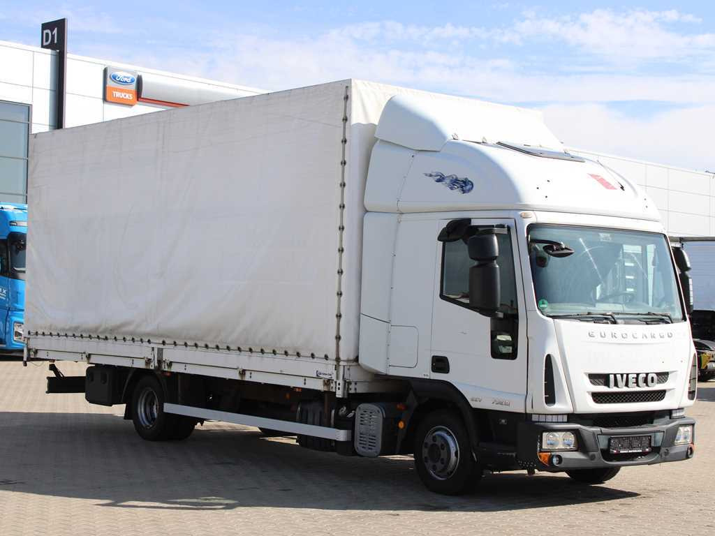 Iveco EUROCARGO ML 75E18, EURO 5EEV, PNEU 90%, SIDE - شاحنة ذات ستائر جانبية: صورة 2 Iveco EUROCARGO ML 75E18, EURO 5EEV, PNEU 90%, SIDE - شاحنة ذات ستائر جانبية: صورة 2