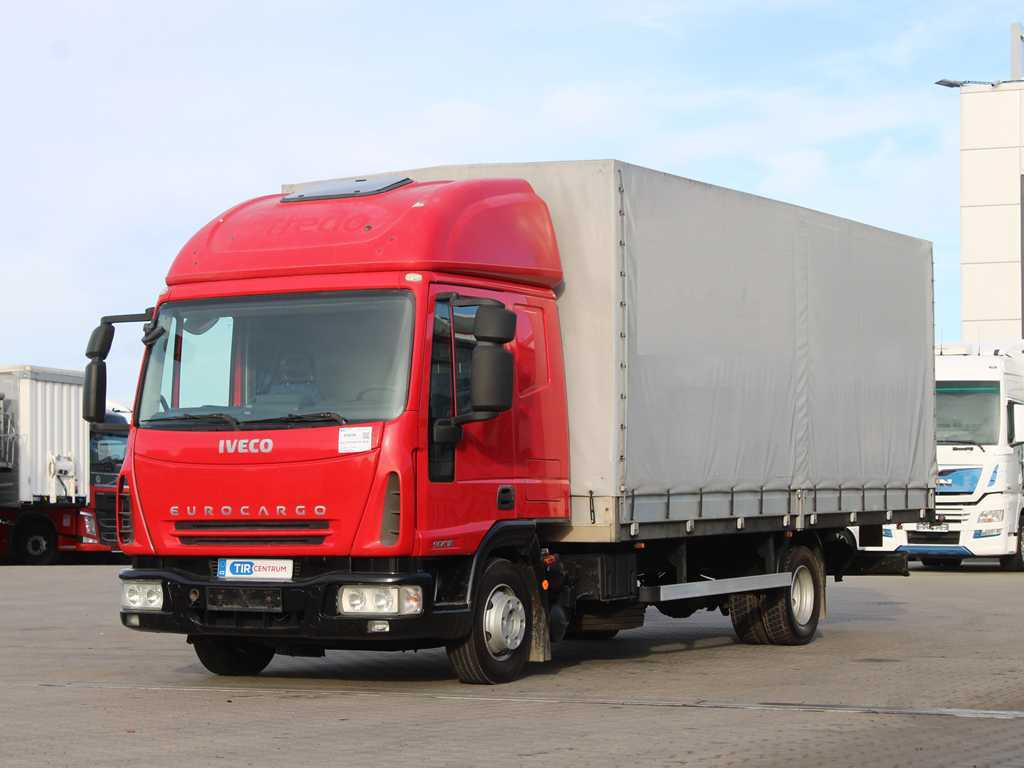 Iveco EUROCARGO ML 90E18, EURO 5, SIDE BOARD, TIRES 80% - شاحنة ذات ستائر جانبية: صورة 1 Iveco EUROCARGO ML 90E18, EURO 5, SIDE BOARD, TIRES 80% - شاحنة ذات ستائر جانبية: صورة 1