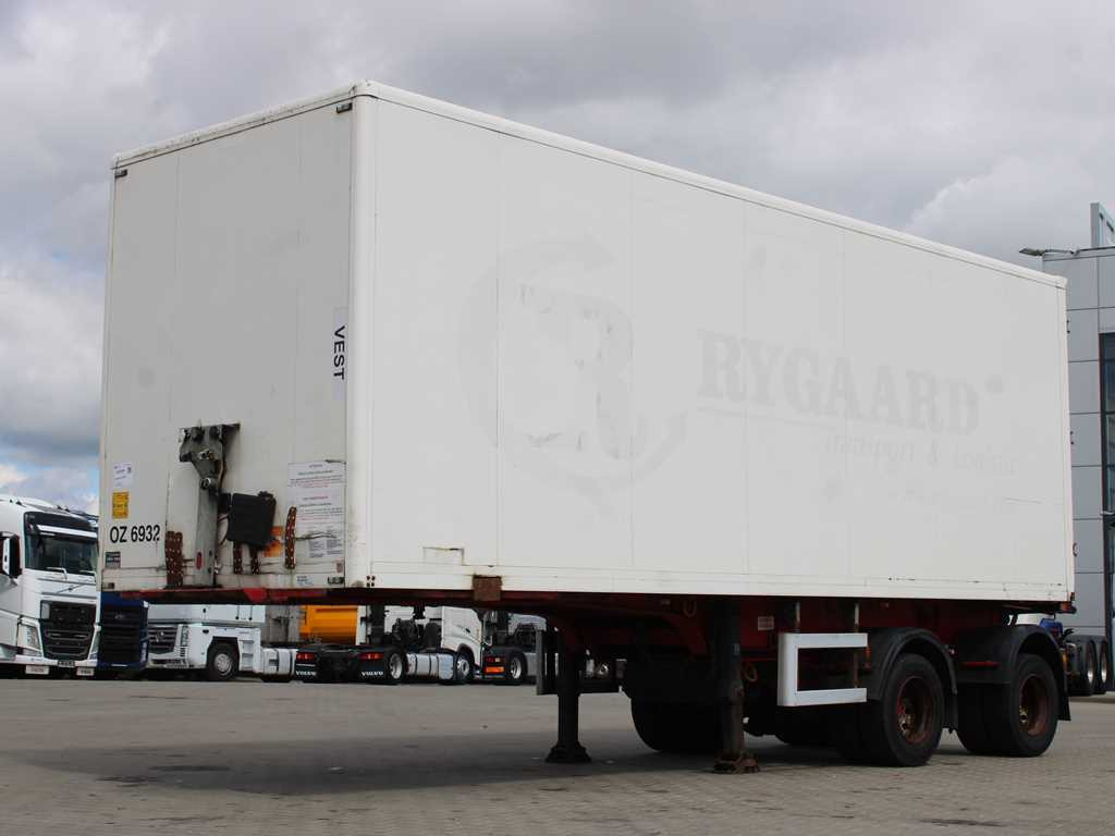 KEL-BERG E36S2, AXLES 10t, EXPANDABLE, SAF AXLES - نصف مقطورة بصندوق مغلق: صورة 1 KEL-BERG E36S2, AXLES 10t, EXPANDABLE, SAF AXLES - نصف مقطورة بصندوق مغلق: صورة 1