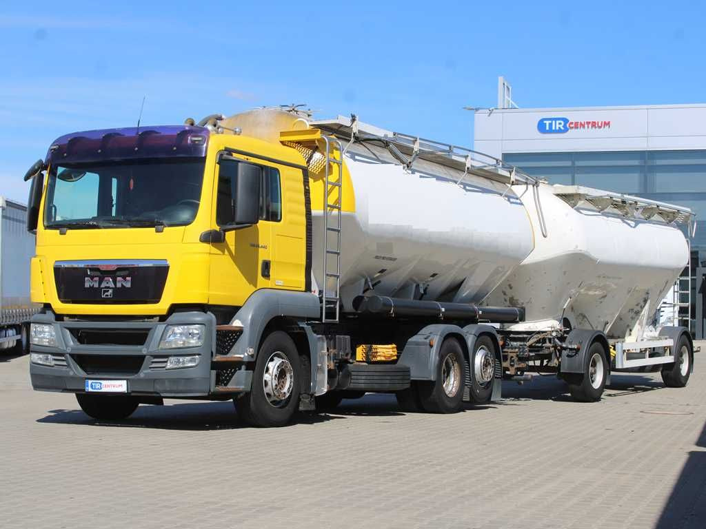 MAN TGA 26.440, 6x2, EURO 5, FELDBINDER 30m3+SPITZER - شاحنة صهريج: صورة 1 MAN TGA 26.440, 6x2, EURO 5, FELDBINDER 30m3+SPITZER - شاحنة صهريج: صورة 1