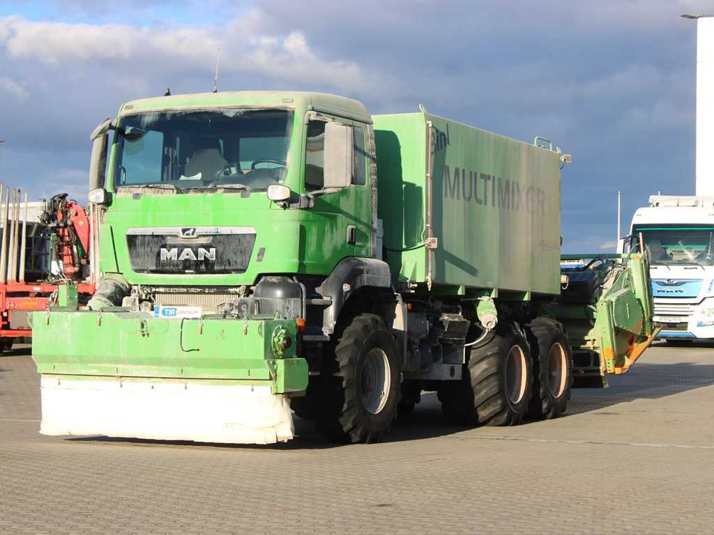 MAN TGS 18.480 6X6 + AMAG multimixer MFT3-19AIO + WIRTGEN WS 250 - شاحنة: صورة 1 MAN TGS 18.480 6X6 + AMAG multimixer MFT3-19AIO + WIRTGEN WS 250 - شاحنة: صورة 1