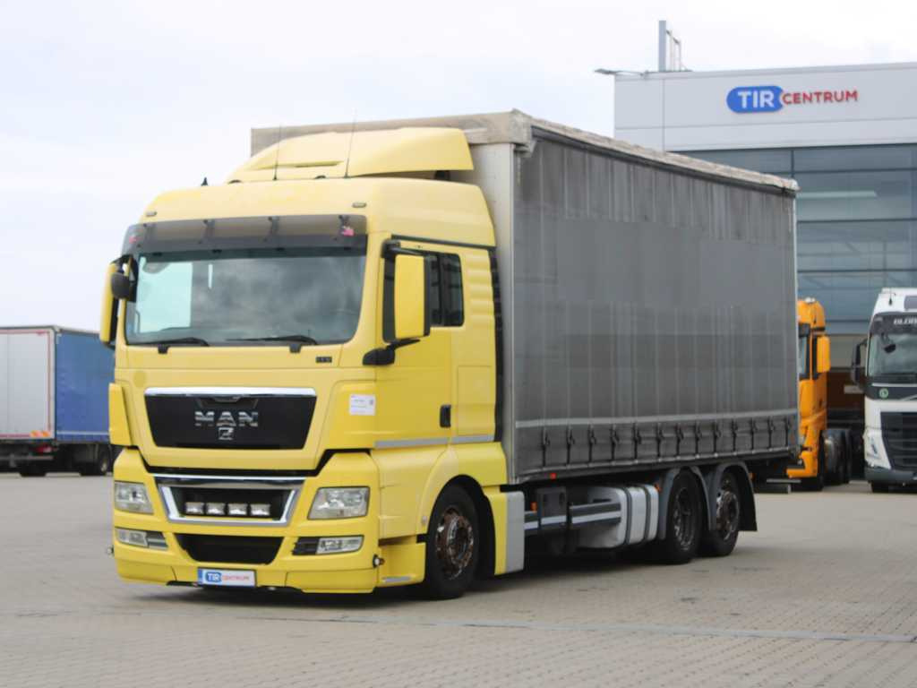 MAN TGX 24.440, EURO 5EEV, 6X2, AIR SUSPENSION - شاحنة ذات ستائر جانبية: صورة 1 MAN TGX 24.440, EURO 5EEV, 6X2, AIR SUSPENSION - شاحنة ذات ستائر جانبية: صورة 1