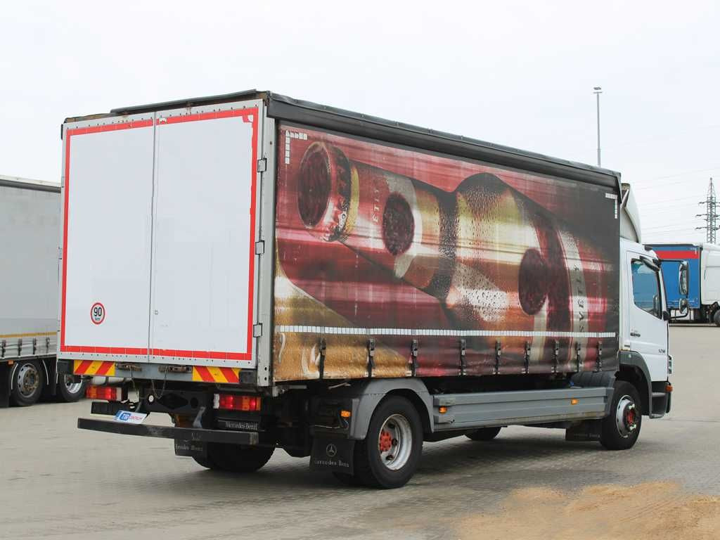 Mercedes-Benz ATEGO 1218, EURO 4 - شاحنة ذات ستائر جانبية: صورة 3 Mercedes-Benz ATEGO 1218, EURO 4 - شاحنة ذات ستائر جانبية: صورة 3