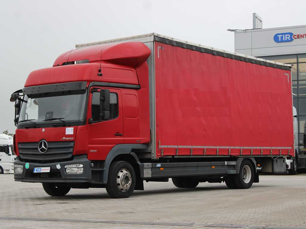 Mercedes-Benz ATEGO 1223, EURO 6, NAVIGATION, TIRES 80% - شاحنة ذات ستائر جانبية: صورة 1 Mercedes-Benz ATEGO 1223, EURO 6, NAVIGATION, TIRES 80% - شاحنة ذات ستائر جانبية: صورة 1